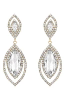 Ettika Large Crystal Drop Earrings in Gold at Nordstrom