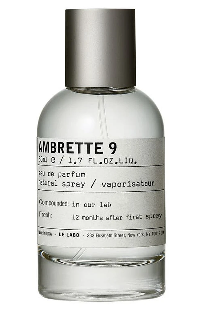 Le Labo Ambrette 9 Eau de Parfum at Nordstrom, Size 1.7 Oz