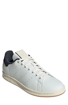 adidas Stan Smith Low Top Sneaker in White/Black/Cream White at Nordstrom, Size 13