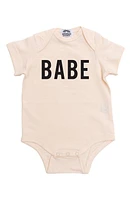 POLISHED PRINTS Babe Organic Cotton Bodysuit Natural at Nordstrom, Us