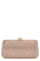 Valentino Garavani Carry Secrets Crystal Embellished Minaudière in Zzf Gold Quartz/Gold Quartz at Nordstrom