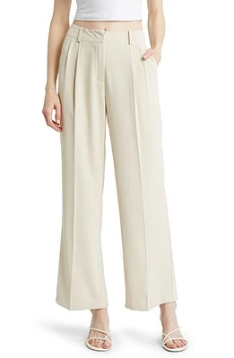 Sophie Rue Maude Pleated Wide Leg Pants in Taupe at Nordstrom, Size X-Small