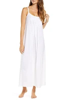 Hanro Juliet Pleat Neck Cotton Nightgown at Nordstrom,