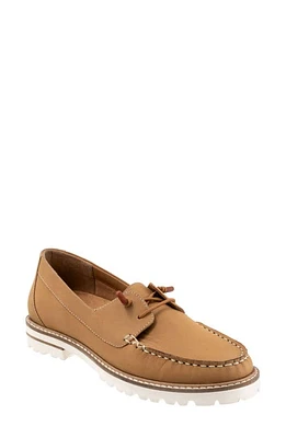 Trotters Farah Boat Shoe Tan Nubuck at Nordstrom,