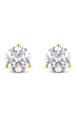 LIGHTBOX Round Lab Grown Diamond Stud Earrings in 3.0Ctw Gold at Nordstrom