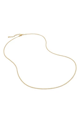 Monica Vinader Oval Link Chain Necklace in 18Ct Gold Vermeil at Nordstrom