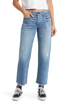 ASKK NY Raw Hem Low Rise Straight Leg Jeans Berkley at Nordstrom,