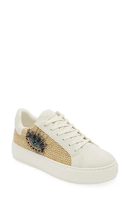 Kurt Geiger London Laney Eye Sneaker Open Beige at Nordstrom,