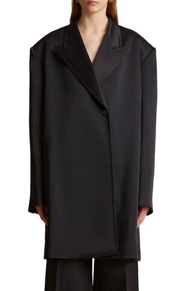 Khaite Ray Oversize Jacket Black at Nordstrom,