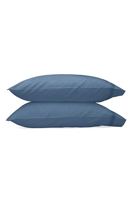 Matouk Nocturne 600 Thread Count Set of 2 Pillowcases in Sea at Nordstrom