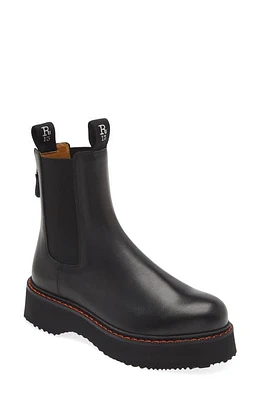 R13 Platform Chelsea Boot Black at Nordstrom,