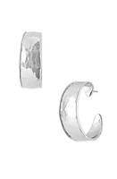 Ippolita 'Goddess' Rosé Hoop Earrings in Silver at Nordstrom