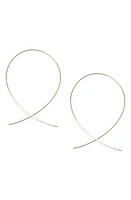 Lana Large Upside Down Hoop Earrings in Yellow Gold at Nordstrom