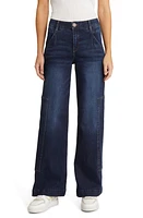 Wit & Wisdom 'Ab'Solution High Waist Wide Leg Carpenter Jeans Indigo at Nordstrom,