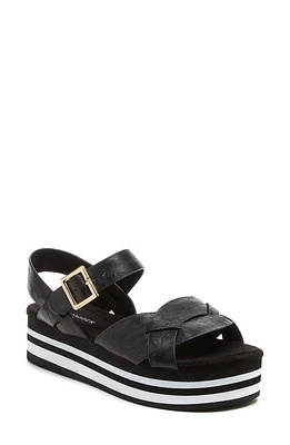 Kelsi Dagger Brooklyn Breeze Slingback Platform Sandal Black at Nordstrom,