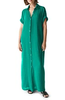 Michael Stars Allen Tie Waist Maxi Shirtdress at Nordstrom,