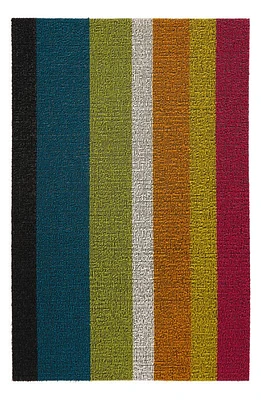 Chilewich Stripe Low Pile Indoor/Outdoor Floor Mat in Multi at Nordstrom