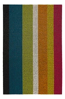 Chilewich Stripe Low Pile Indoor/Outdoor Floor Mat in Multi at Nordstrom