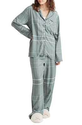 Papinelle Plaid Pajamas Moss at Nordstrom,