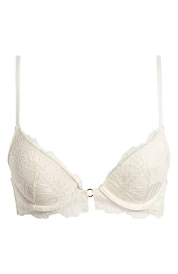 Etam Ombrelle Underwire Plunge Push-Up Bra in Pearl at Nordstrom, Size 32C