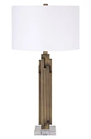 Renwil Gabriel Table Lamp in Antique Brass Clear at Nordstrom