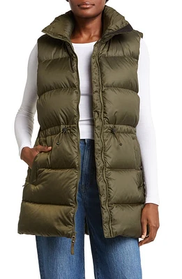 Helly Hansen Essence 600 Fill Power Down Vest Utility Green at Nordstrom,