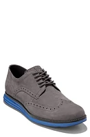 Cole Haan Original Grand Wingtip Derby in Eiffel Tower/Dazzling Blue at Nordstrom, Size 7.5