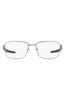 Prada Linea Rossa 57mm Pillow Optical Glasses in Gunmetal at Nordstrom