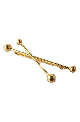 LELET NY Dash Dot Bobby Pin in Gold at Nordstrom