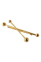 LELET NY Dash Dot Bobby Pin in Gold at Nordstrom