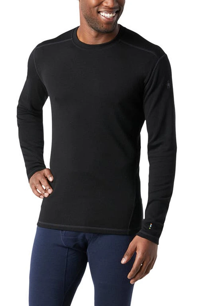 Smartwool Merino 250 Base Layer Long Sleeve Crewneck Shirt Black at Nordstrom,