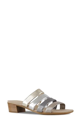 Munro Adrianne Sandal Taupe Metallic at Nordstrom,