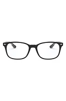 Ray-Ban 53mm Optical Glasses in Black at Nordstrom