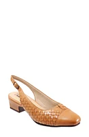 Trotters Dea Woven Slingback Pump Bone at Nordstrom,