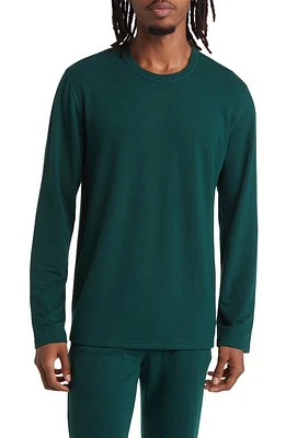 Polo Ralph Lauren Long Sleeve Pajama T-Shirt Hunt Club Green at Nordstrom,