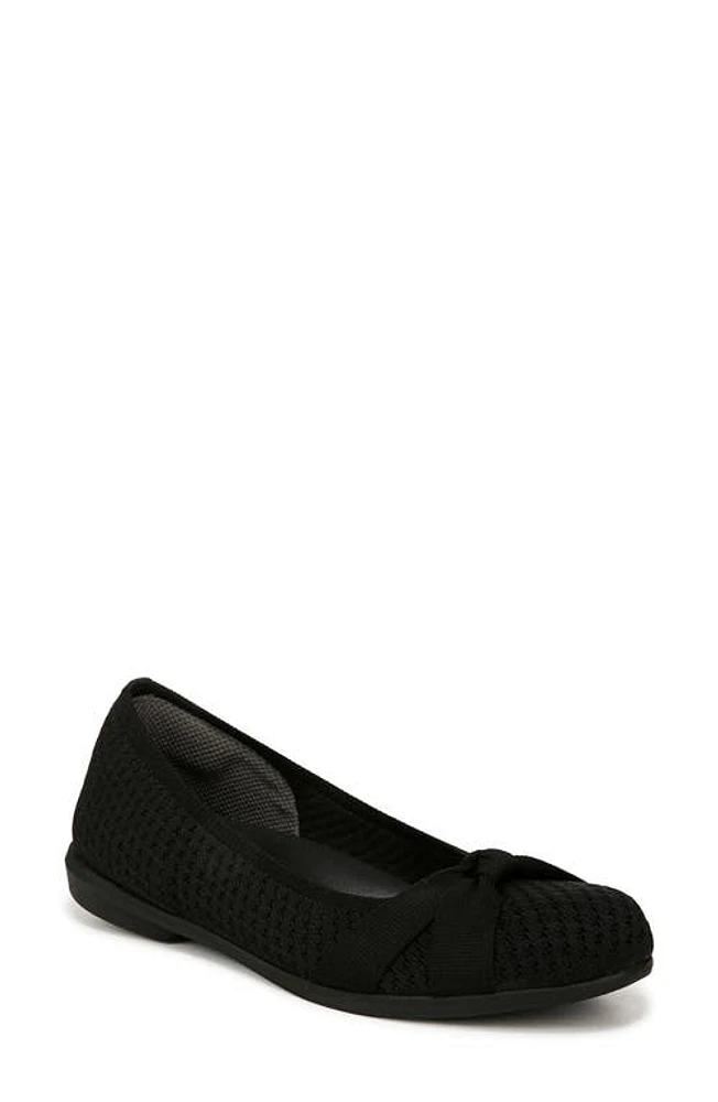 BZees Kissed Knit Ballet Flat Black at Nordstrom,