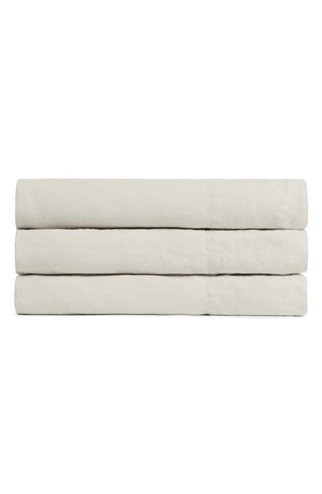 Parachute Linen Flat Sheet in Bone at Nordstrom