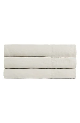 Parachute Linen Flat Sheet in Bone at Nordstrom