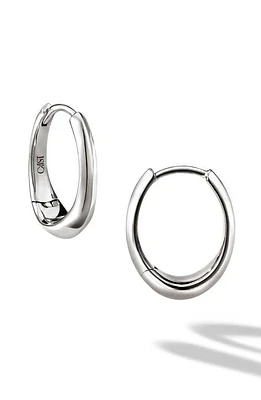 Cast The Mini Fluid Hoop Earrings in Silver at Nordstrom