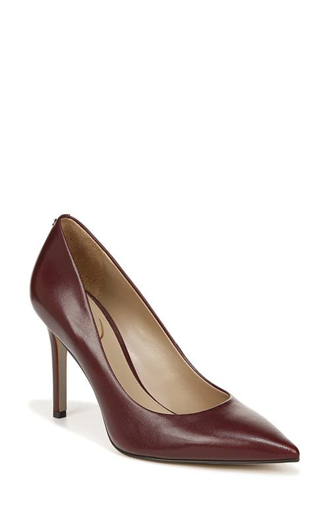 Sam Edelman Hazel Pointed Toe Pump French Burgundy at Nordstrom,