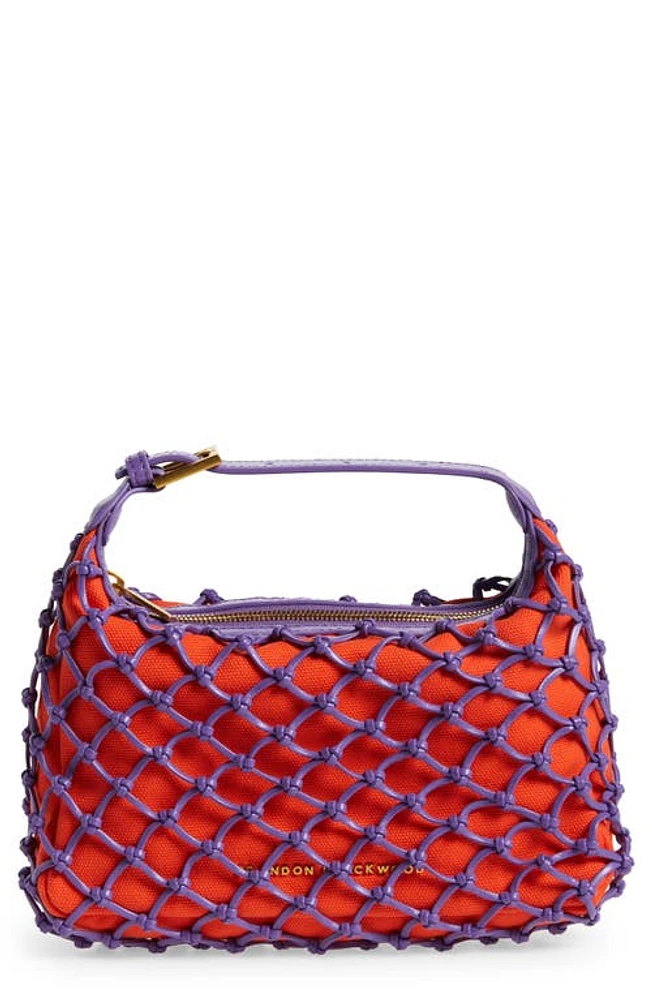 Brandon Blackwood Extra Small Madison Shoulder Bag in Orange/Purple at Nordstrom