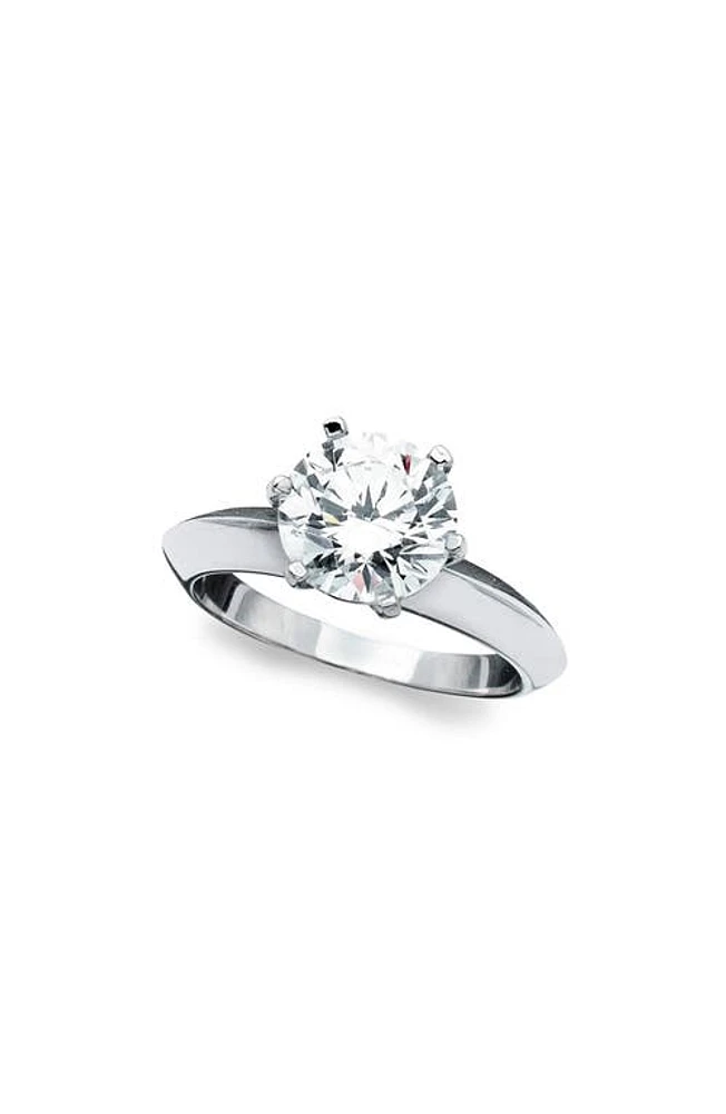 Crislu Cubic Zirconia Ring Platinum at Nordstrom,