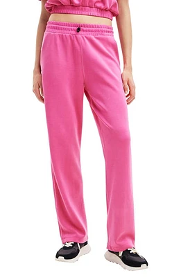 Desigual Elastic Waist Pants Pink at Nordstrom,