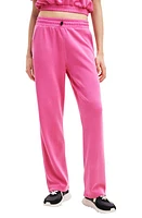 Desigual Elastic Waist Pants Pink at Nordstrom,