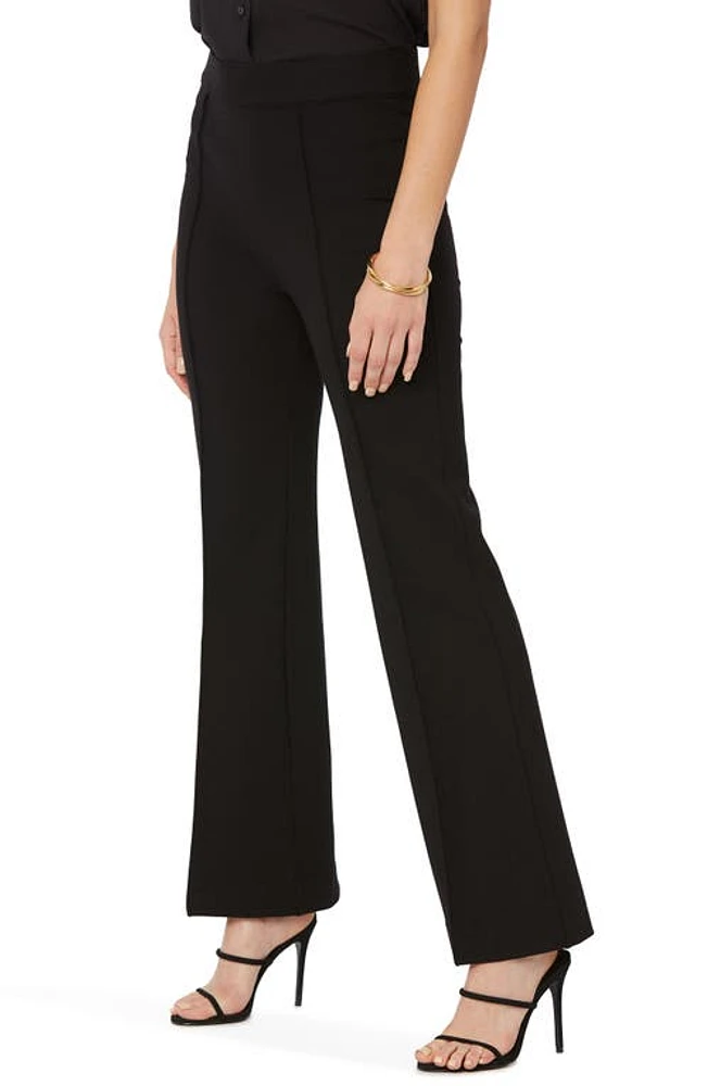 NYDJ Sculpt-Her Pull-On Wide Leg Pants Black at Nordstrom,