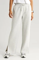 zella Cloud Wide Leg Sweat Pants Grey at Nordstrom,