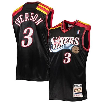 Men's Mitchell & Ness Allen Iverson Black Philadelphia 76ers 2006 Hardwood Classics Authentic Jersey at Nordstrom, Size X-Large