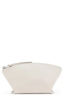 AllSaints Anais Stud Leather Clutch in Desert White at Nordstrom