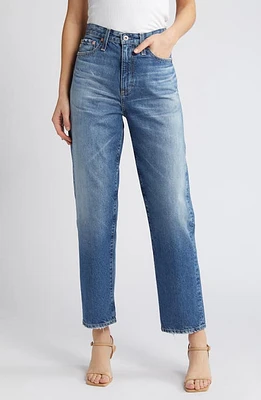 AG Rian High Waist Ankle Straight Leg Jeans 15 Years Restart at Nordstrom,