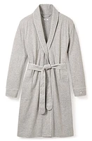 Petite Plume Luxe Pima Cotton Maternity Robe Heather Grey at Nordstrom,